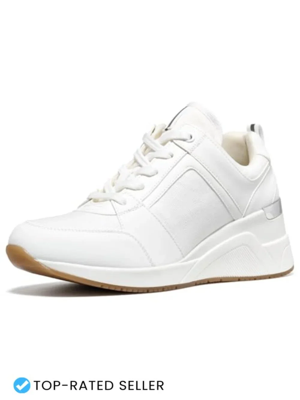 Wedge Sneakers for Women Non-Slip Lace-Up Lightweight Chunky Platform Casual